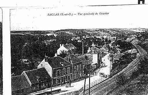 Ville de SACLAS Carte postale ancienne