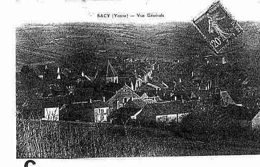 Ville de SACY Carte postale ancienne