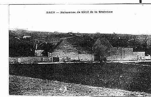 Ville de SACY Carte postale ancienne