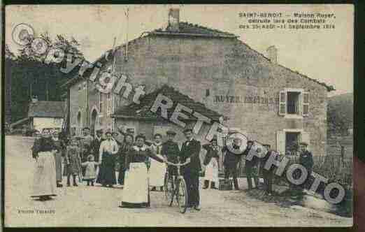 Ville de SAINTBENOITLACHIPOTTE Carte postale ancienne