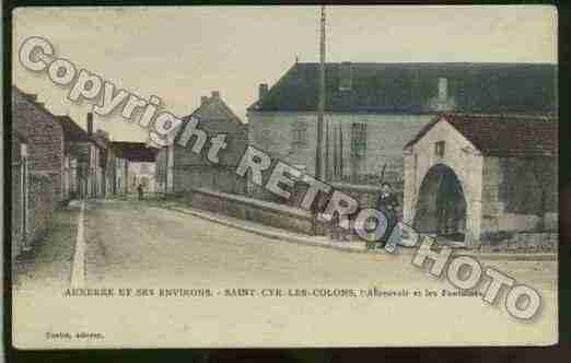 Ville de SAINTCYRLESCOLONS Carte postale ancienne