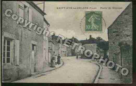 Ville de SAINTCYRLESCOLONS Carte postale ancienne