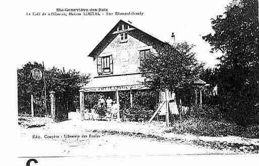 Ville de SAINTEGENEVIEVEDESBOIS Carte postale ancienne