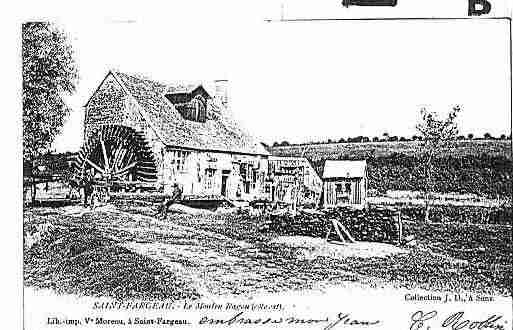 Ville de SAINTFARGEAU Carte postale ancienne
