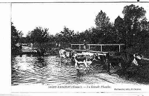 Ville de SAINTFARGEAU Carte postale ancienne