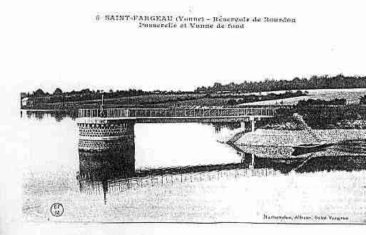 Ville de SAINTFARGEAU Carte postale ancienne