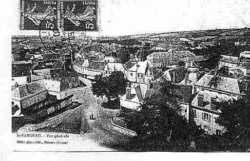 Ville de SAINTFARGEAU Carte postale ancienne