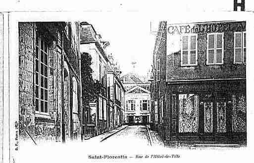 Ville de SAINTFLORENTIN Carte postale ancienne