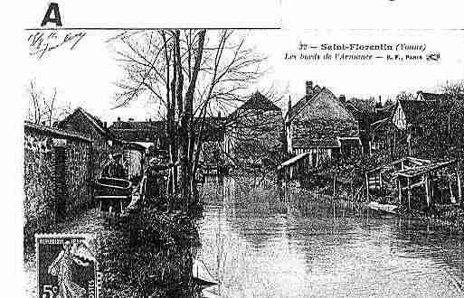 Ville de SAINTFLORENTIN Carte postale ancienne