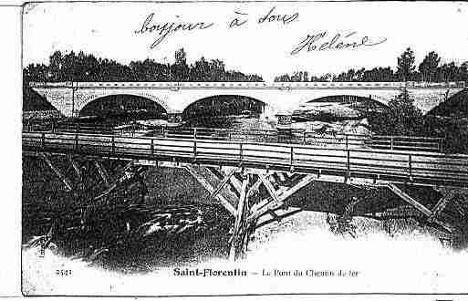 Ville de SAINTFLORENTIN Carte postale ancienne