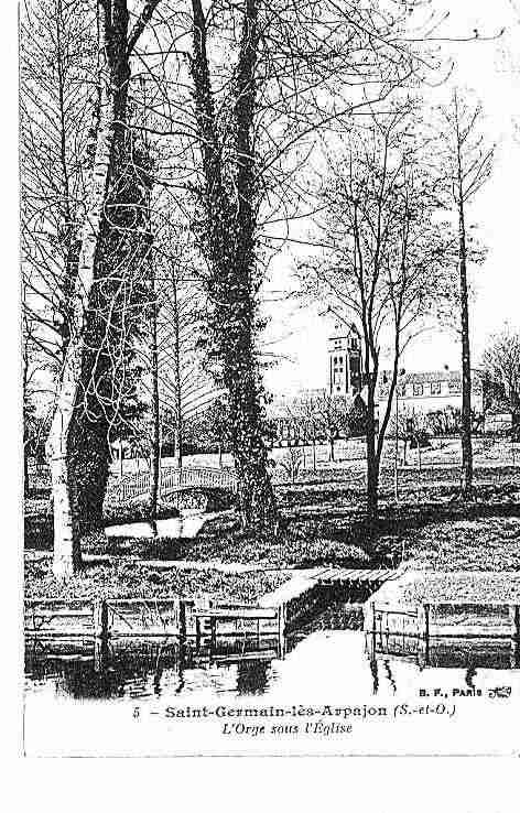 Ville de SAINTGERMAINLESARPAJON Carte postale ancienne
