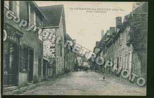 Ville de SAINTGERMAINLESBELLES Carte postale ancienne