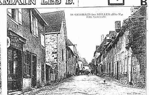 Ville de SAINTGERMAINLESBELLES Carte postale ancienne