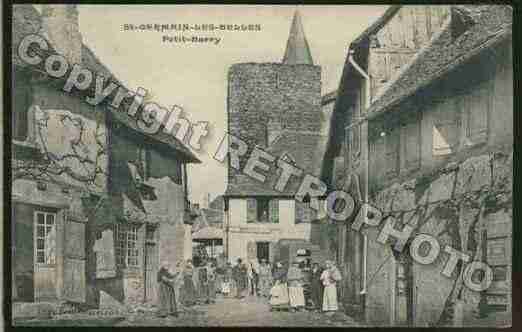 Ville de SAINTGERMAINLESBELLES Carte postale ancienne