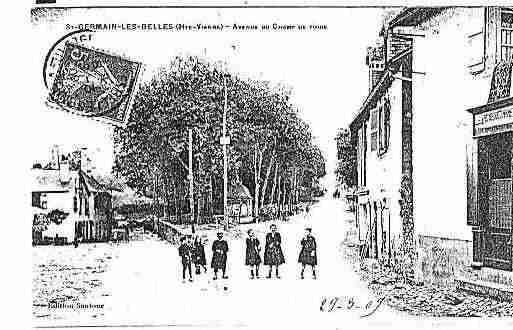 Ville de SAINTGERMAINLESBELLES Carte postale ancienne