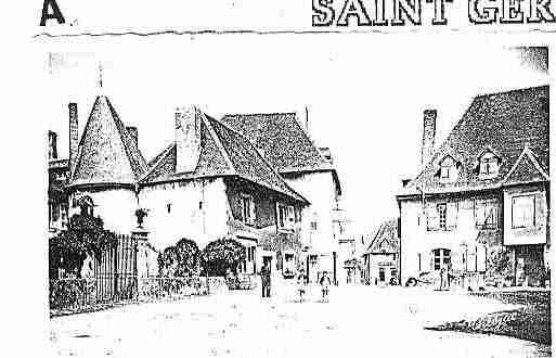 Ville de SAINTGERMAINLESBELLES Carte postale ancienne