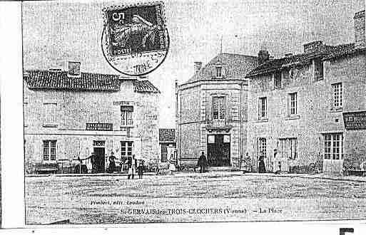 Ville de SAINTGERVAIS Carte postale ancienne