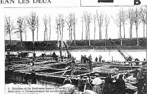 Ville de SAINTJEANLESDEUXJUMEAUX Carte postale ancienne