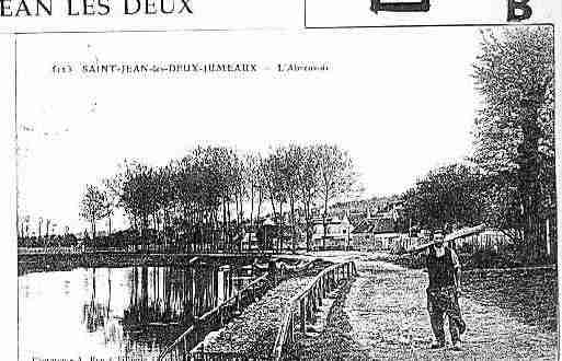 Ville de SAINTJEANLESDEUXJUMEAUX Carte postale ancienne