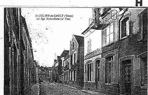 Ville de SAINTJULIENDUSAULT Carte postale ancienne