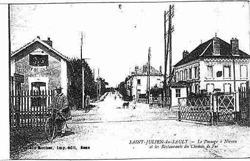 Ville de SAINTJULIENDUSAULT Carte postale ancienne