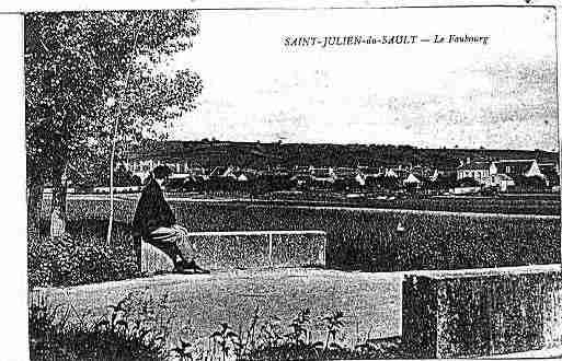 Ville de SAINTJULIENDUSAULT Carte postale ancienne