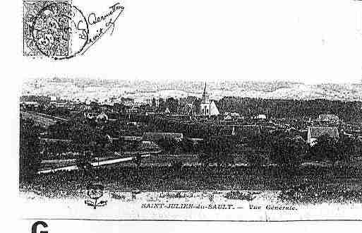 Ville de SAINTJULIENDUSAULT Carte postale ancienne