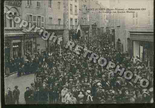 Ville de SAINTJUNIEN Carte postale ancienne