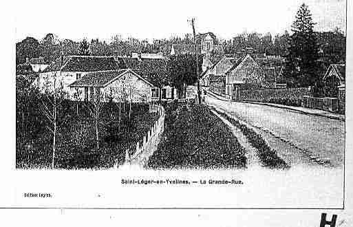 Ville de SAINTLEGERENYVELINES Carte postale ancienne