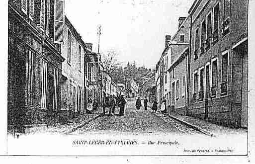 Ville de SAINTLEGERENYVELINES Carte postale ancienne