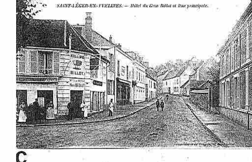 Ville de SAINTLEGERENYVELINES Carte postale ancienne