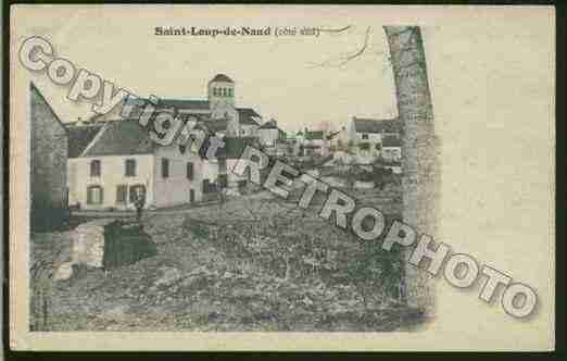 Ville de SAINTLOUPDENAUD Carte postale ancienne