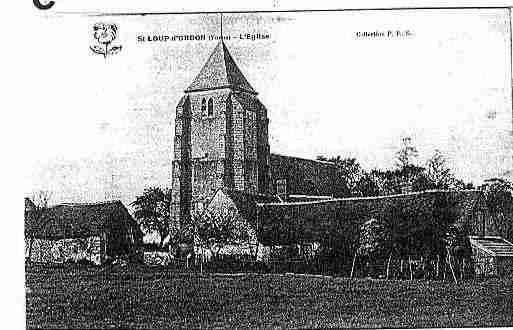 Ville de SAINTLOUPD\'ORDON Carte postale ancienne