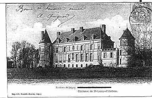 Ville de SAINTLOUPD\'ORDON Carte postale ancienne