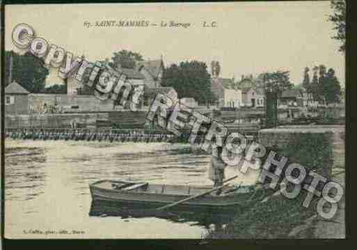 Ville de SAINTMAMMES Carte postale ancienne