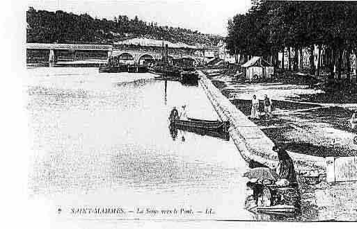 Ville de SAINTMAMMES Carte postale ancienne