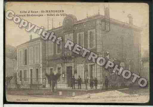 Ville de SAINTMANDRIERSURMER Carte postale ancienne