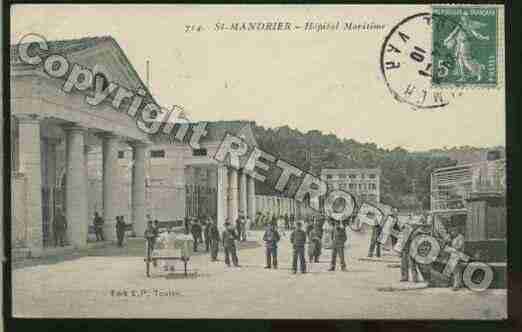 Ville de SAINTMANDRIERSURMER Carte postale ancienne