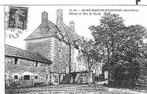 Ville de SAINTMARTINDESANZAY Carte postale ancienne