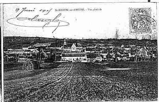 Ville de SAINTMARTINSUROREUSE Carte postale ancienne