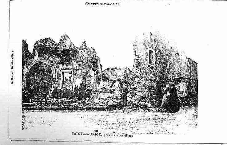 Ville de SAINTMAURICESURMORTAGNE Carte postale ancienne Ville de SAINTMAURICESURMORTAGNE Carte postale ancienne