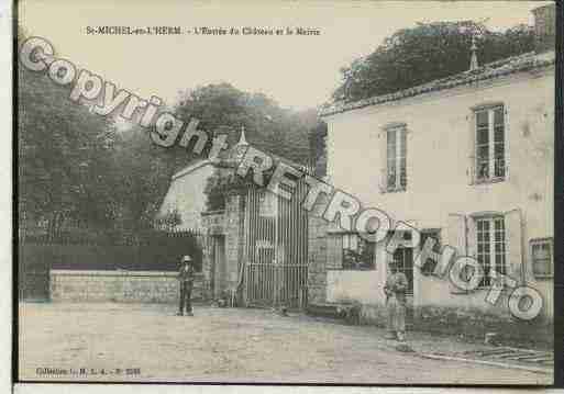 Ville de SAINTMICHELENL\'HERM Carte postale ancienne