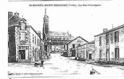 Ville de SAINTMICHELMONTMERCURE Carte postale ancienne