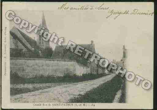 Ville de SAINTPATHUS Carte postale ancienne