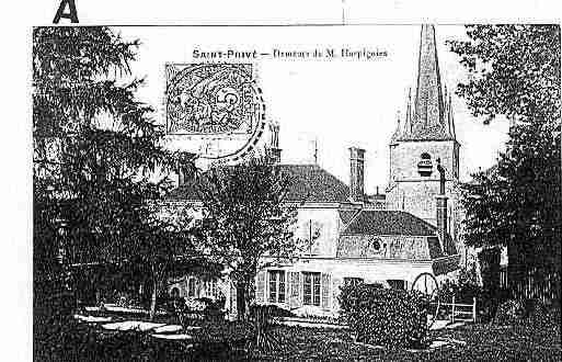 Ville de SAINTPRIVE Carte postale ancienne