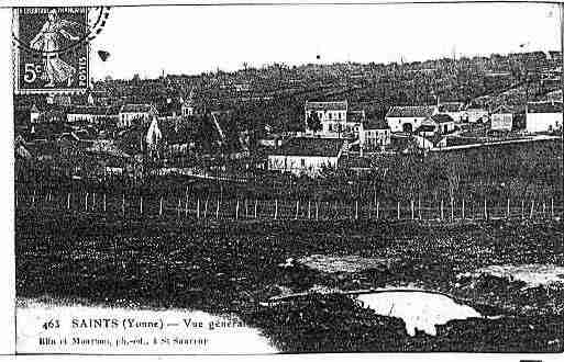 Ville de SAINTS Carte postale ancienne