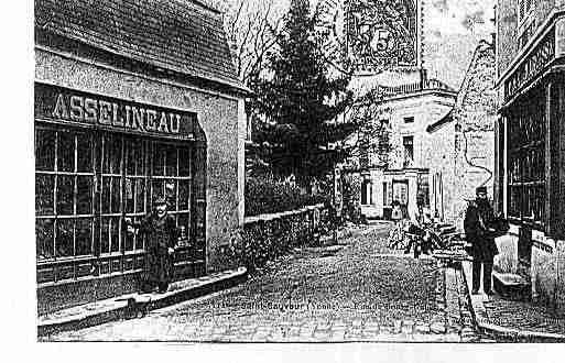 Ville de SAINTSAUVEURENPUISAYE Carte postale ancienne