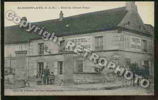 Ville de SAINTSOUPPLETS Carte postale ancienne