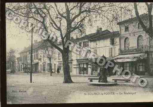 Ville de SAINTSULPICE Carte postale ancienne Ville de SAINTSULPICE Carte postale ancienne