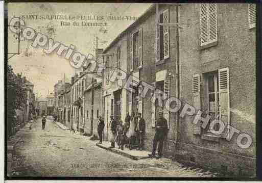 Ville de SAINTSULPICELESFEUILLES Carte postale ancienne